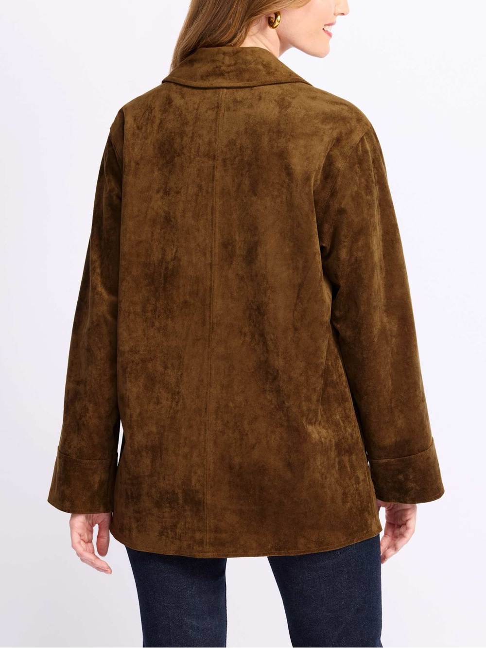 NWT Z Supply Decker Suede Chore Trench Jacket - Picture 2 of 7